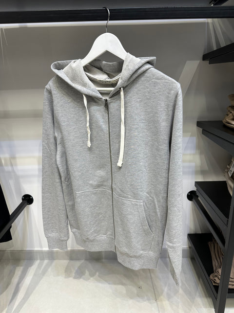 FELPA CON ZIP SLIM FIT