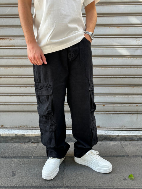 JEANS CARGO BAGGY FIT
