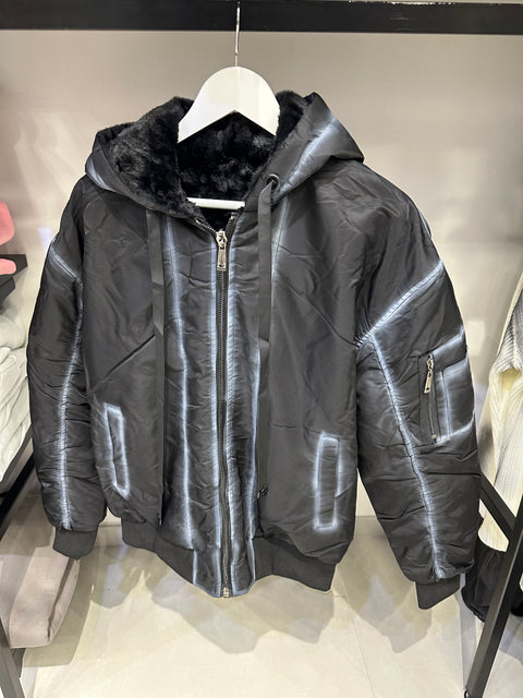 AVIATOR FADED CON PELLICCIA REVERSIBILE