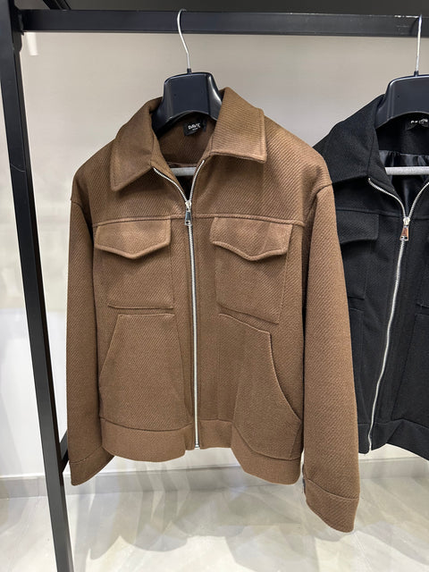 JACKET POCKET IN PANNO SPIGATO