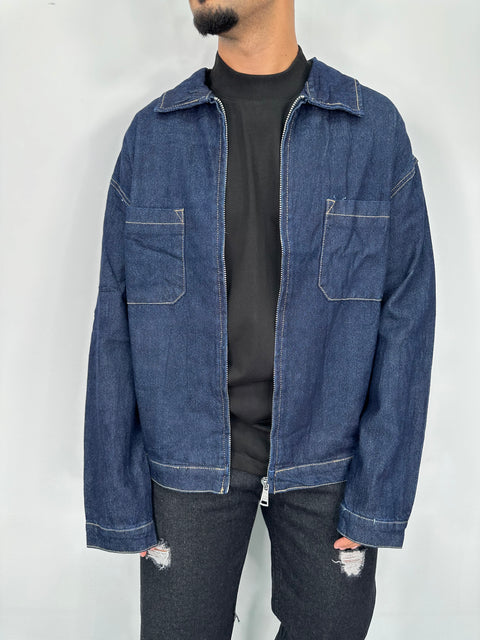JACKET JEANS CON ZIP