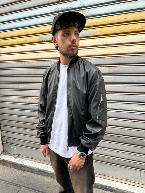 JACKET AVIATOR ECOLATHER