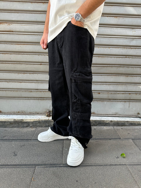 JEANS CARGO BAGGY FIT