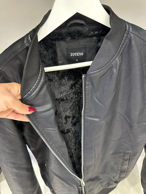 JACKET ECOLATHER CON PELLICCIA