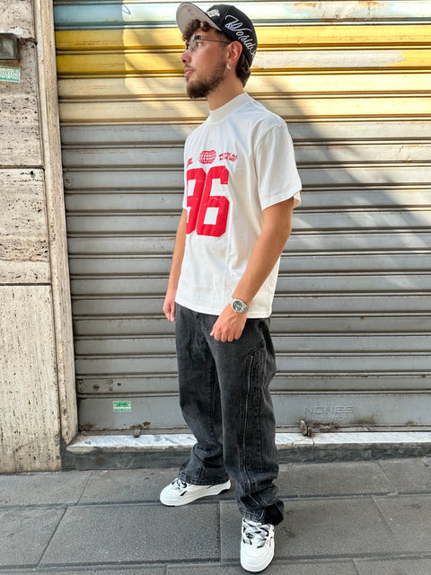 JEANS BASIC ZIP BAGGY FIT