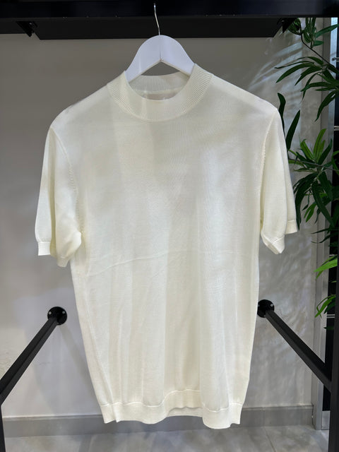 MAGLIA IN FILO MEZZO COLLO