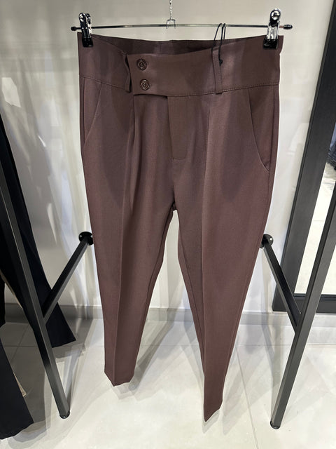 PANTALONE CAPRI CON FASCIONE