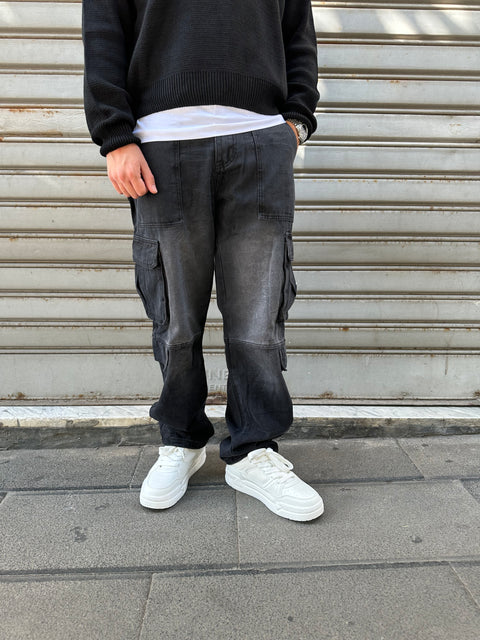 JEANS CARGO BAGGY FIT