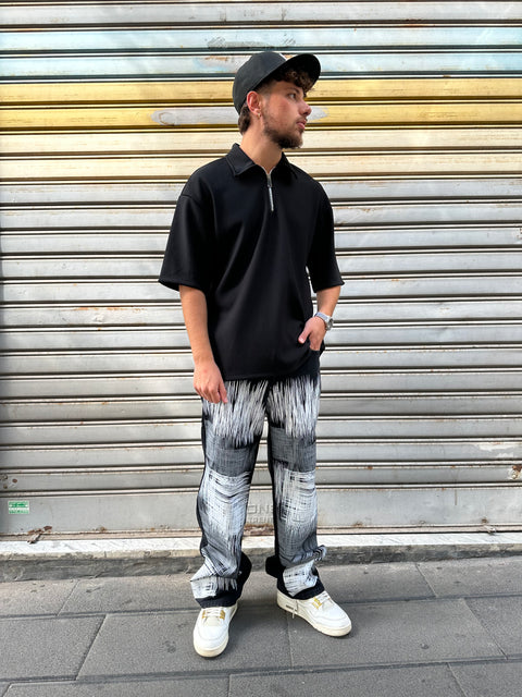 JEANS SCRATCHES BAGGY FIT