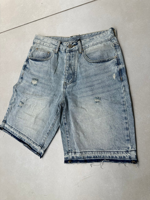 BERMUDA JEANS SFRANGIATO